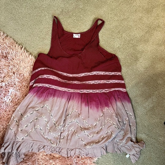 Free People Intimately Voile & Lace Ombre Costal Cowgirl, Festival, Bea… - Picture 3 of 6